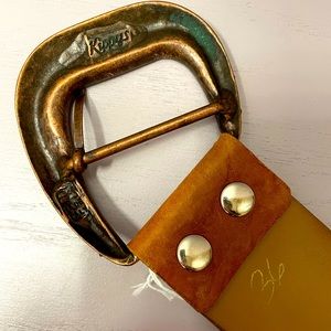 Kippy Belt Size 36 Mfg Sample western Buckle